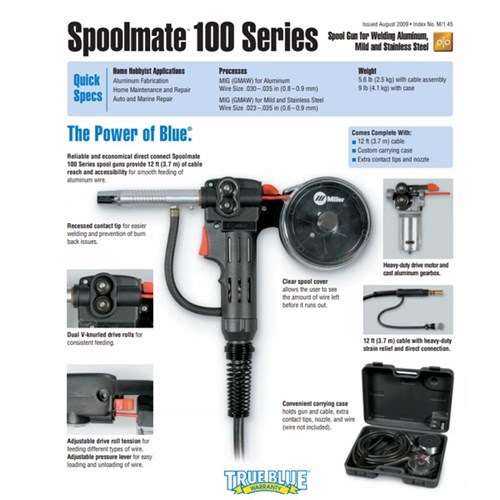 Miller Spoolmate 100 Welding Gun Kit #300371
